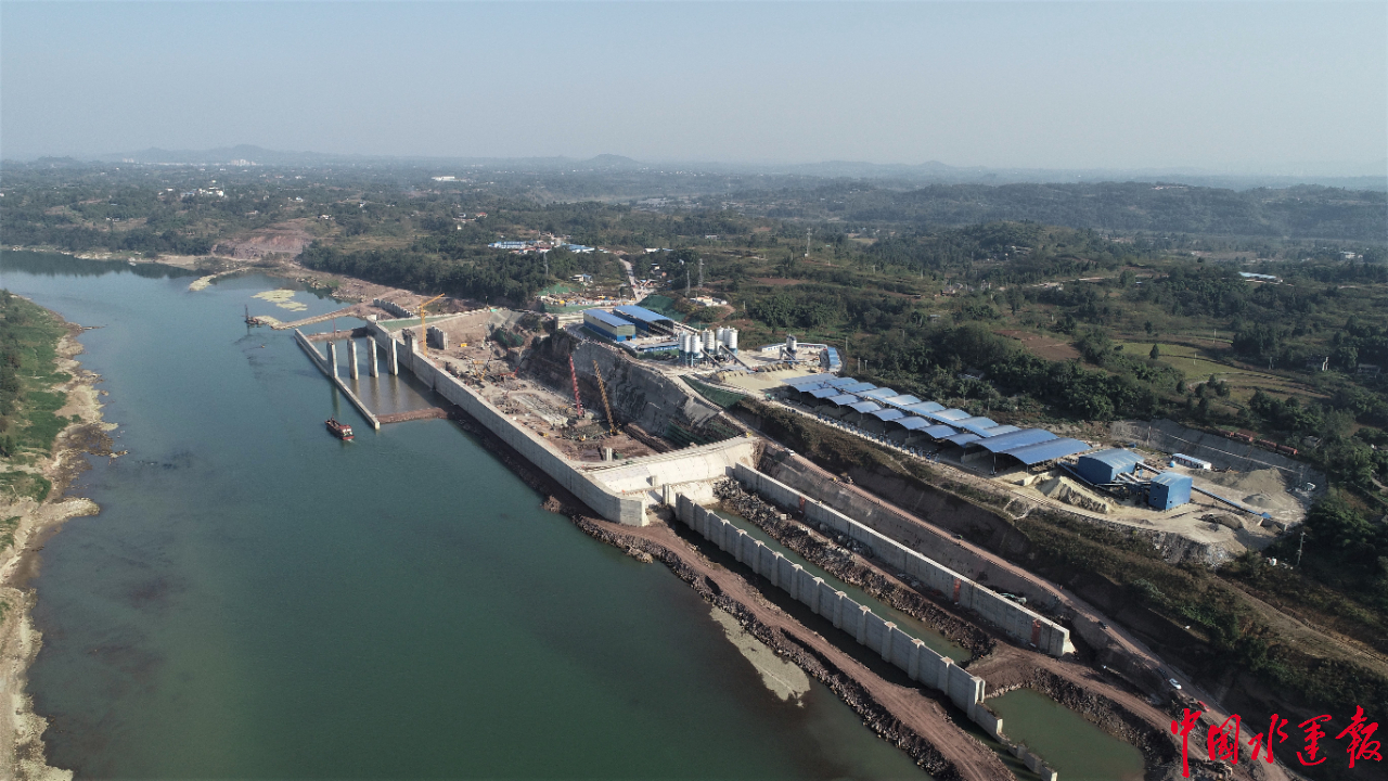嘉陵江利泽航运枢纽船闸工程预计明年建成通航