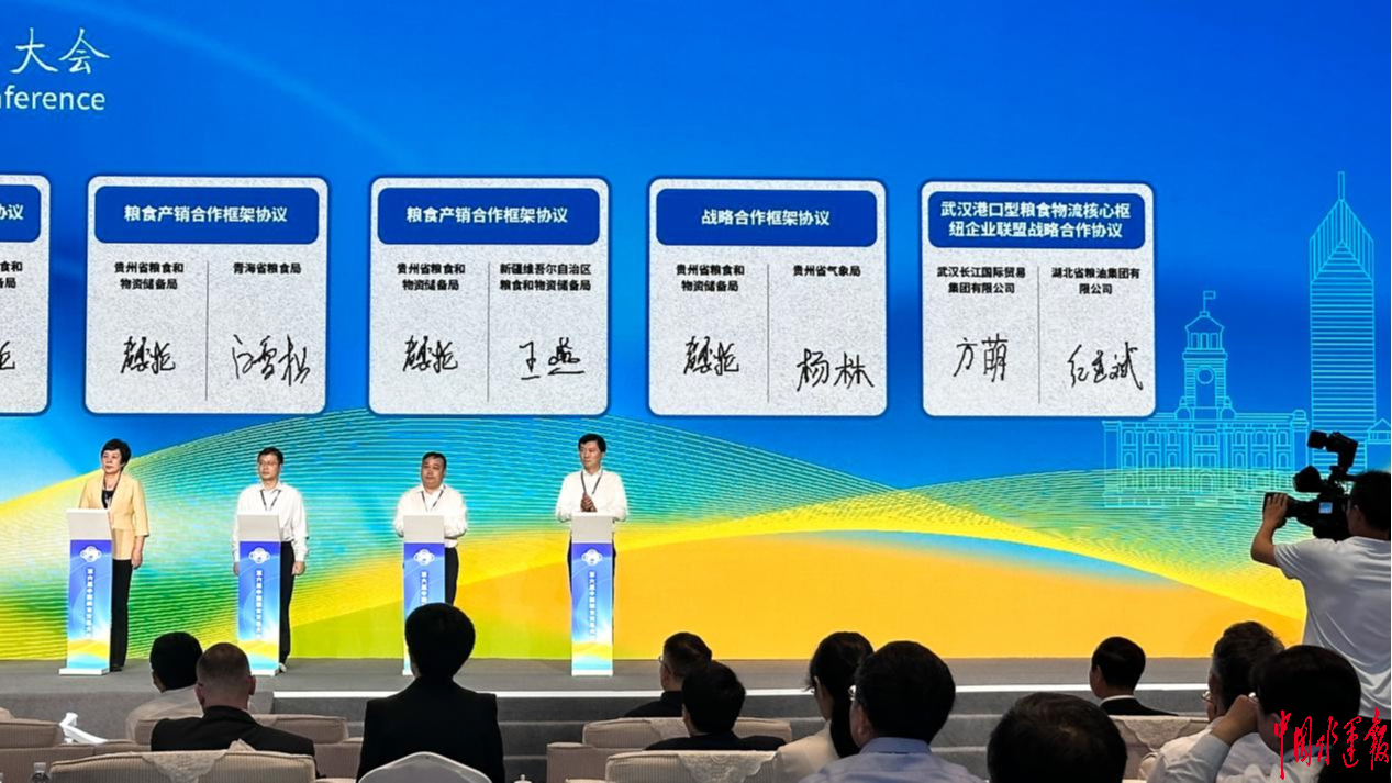 武汉港口型粮食物流核心枢纽企业联盟正式成立