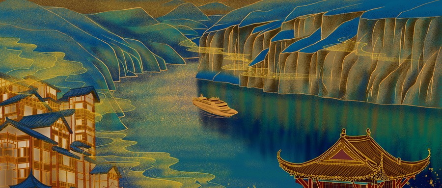 出江海 《长江组歌》是由长江航务管理局领衔打造的大型文化音乐作品