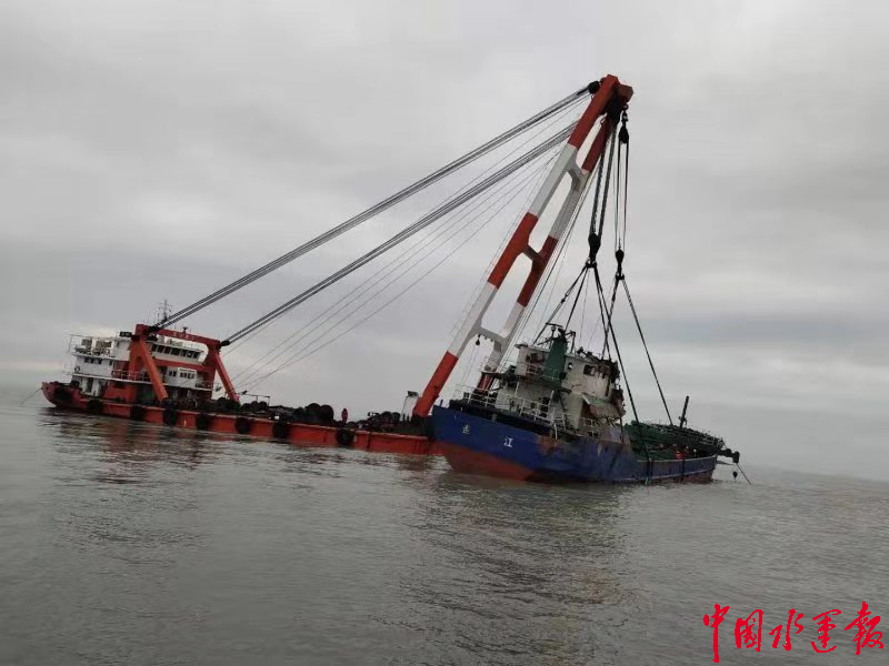 莆田事局圆满完成 "闽连渔**"沉船打捞工作--中国水运网