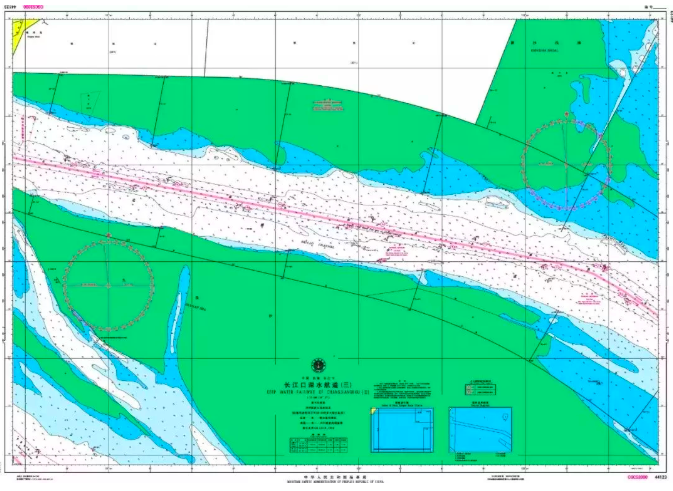 长江口海图图片