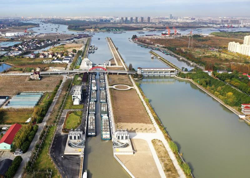 大治河西枢纽二线船闸