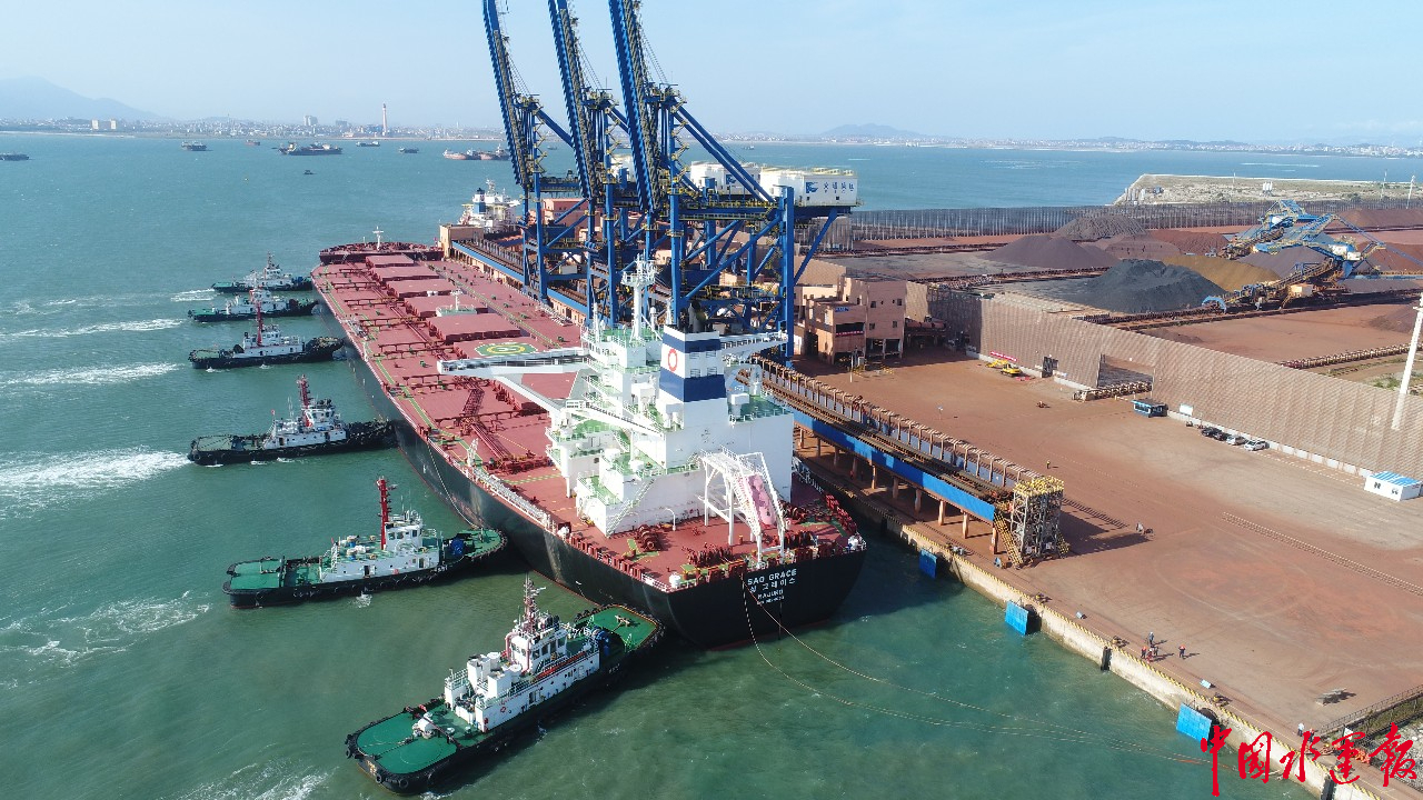 大型散货船vloc载重吨位刷新纪录厉害了莆田