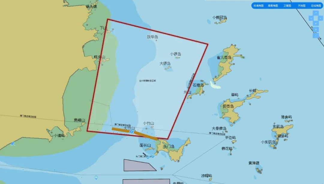 东海海域地图图片