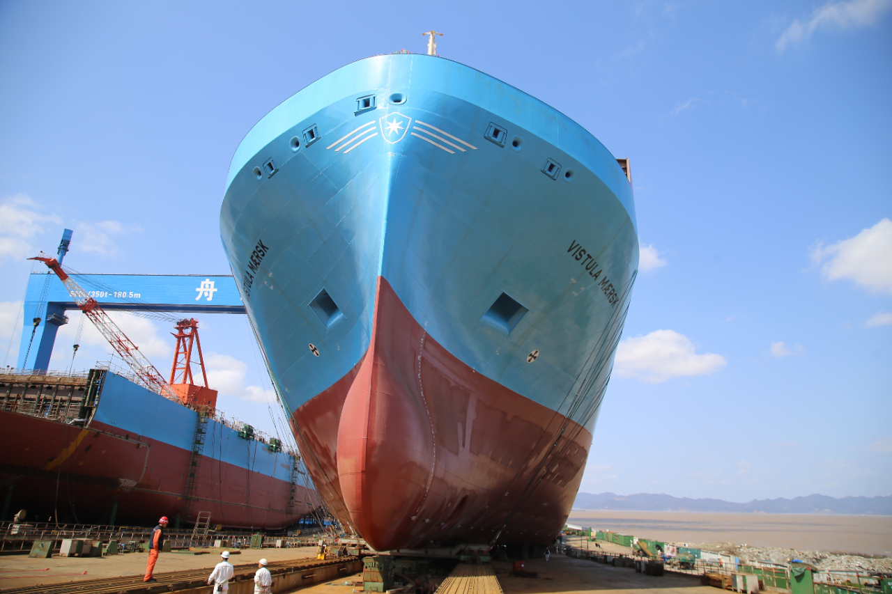 集装箱船-达飞3600teu-舟山中远海运重工