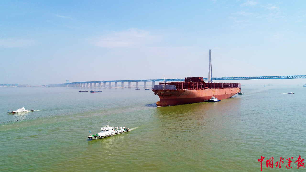 泰州海事护航"巨无霸"横越江浙沪"迁徙"--中国水运网