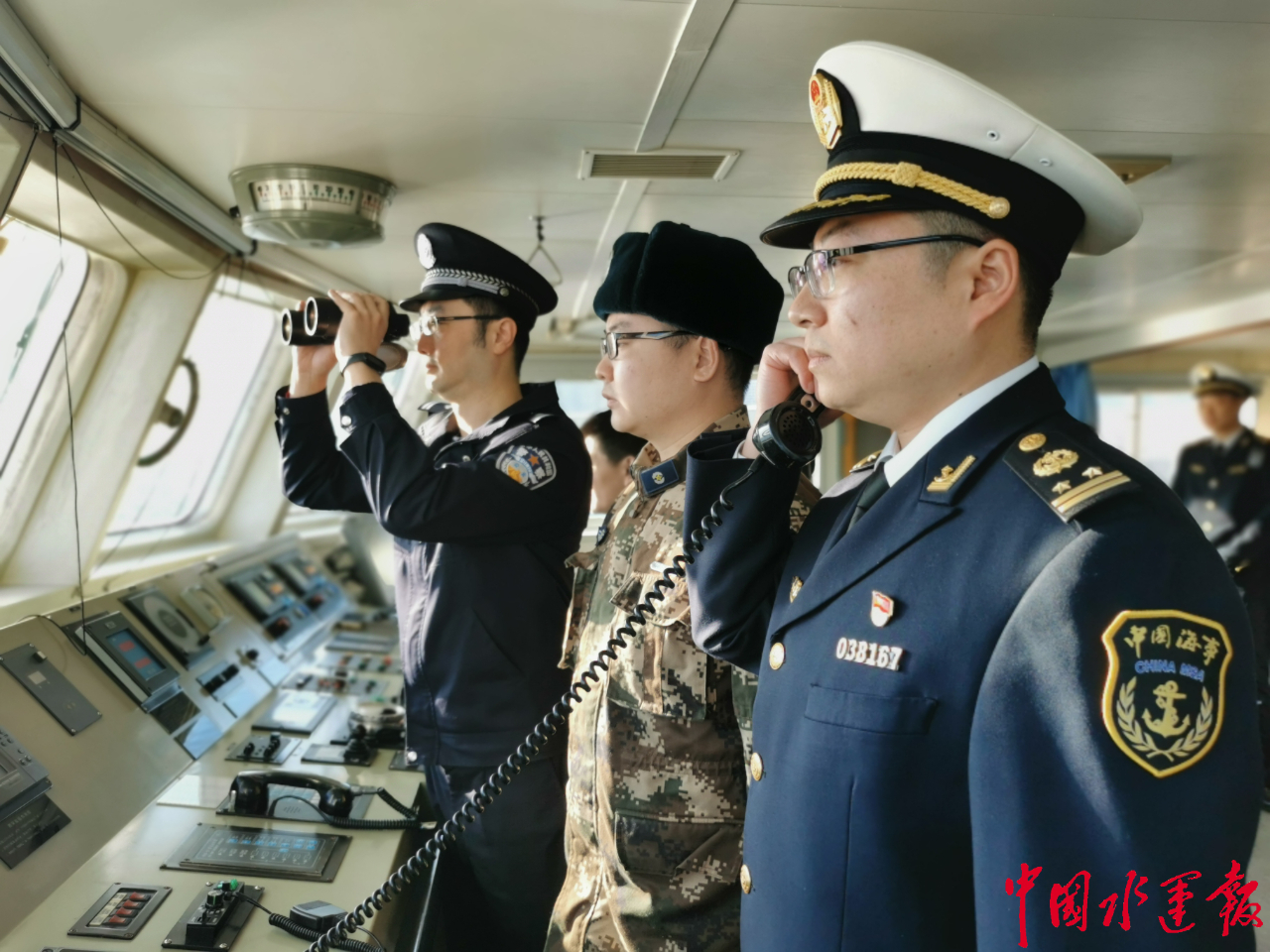 中国海警夏季服装图片