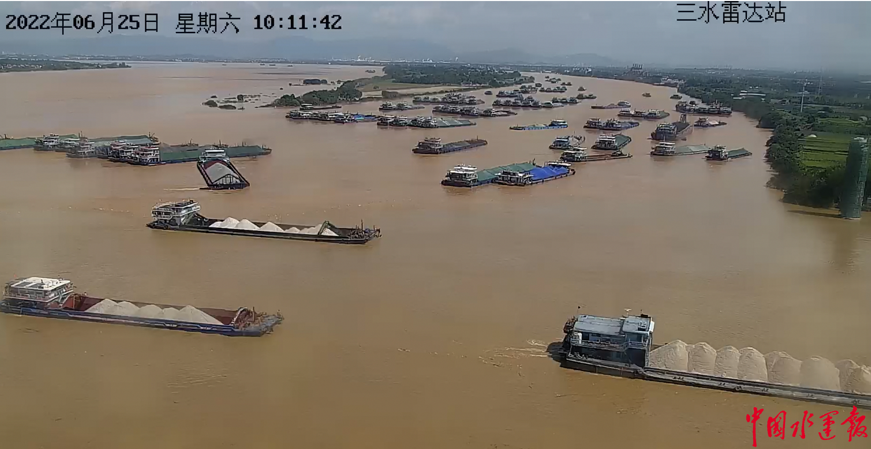 佛山東平水道順德水道全面解封02180餘艘船舶有序復航