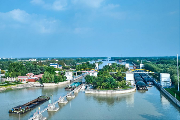 2475万吨双节期间京杭大运河宿迁段船舶通过量再创新高