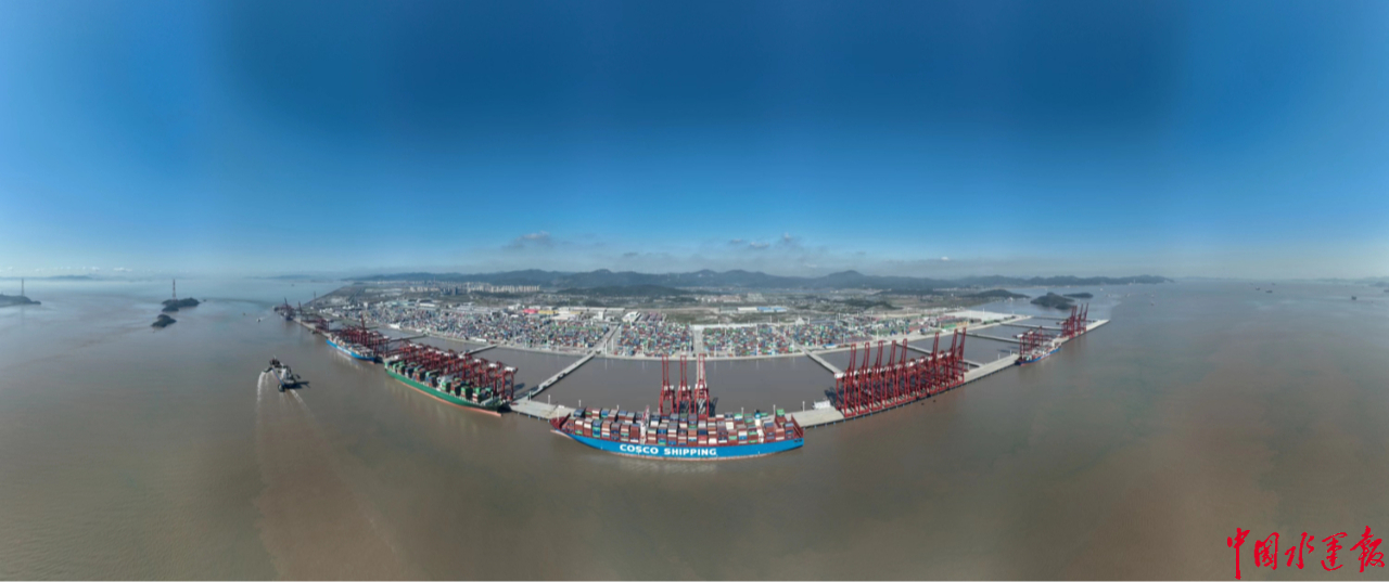 全国设计等级最高宁波舟山港梅山港区二期工程全部完工