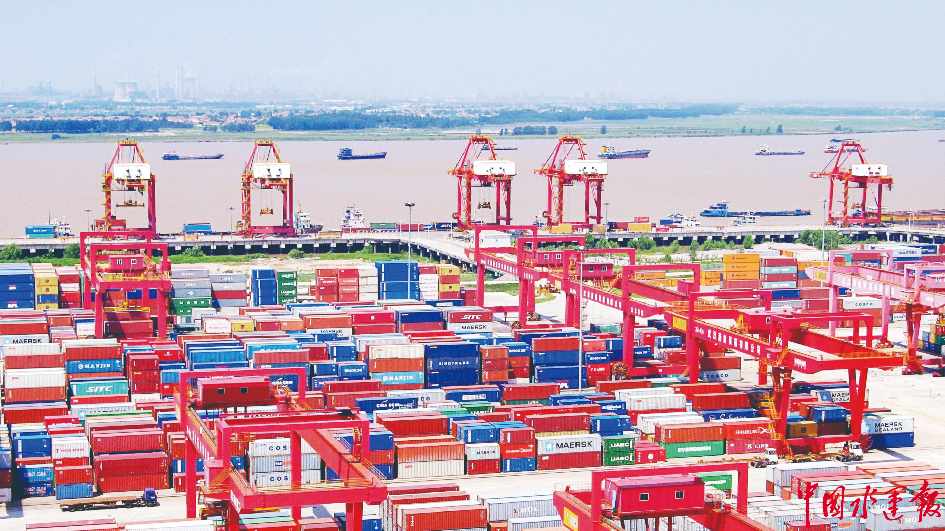 武汉港务集团有限公司供图综合货运枢纽快速建设,集疏运体系不断踊
