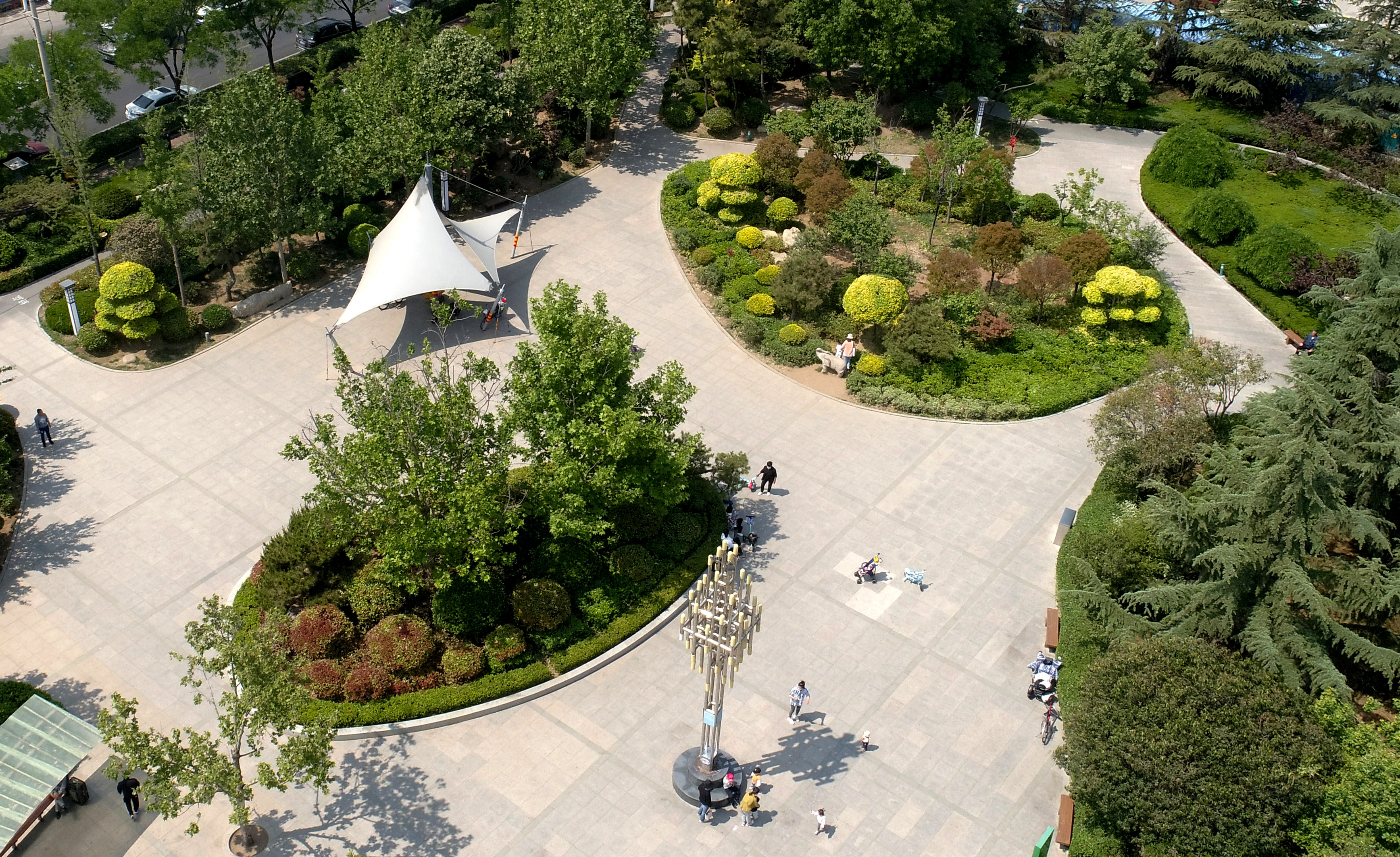 山东即墨口袋公园扮靓城市空间