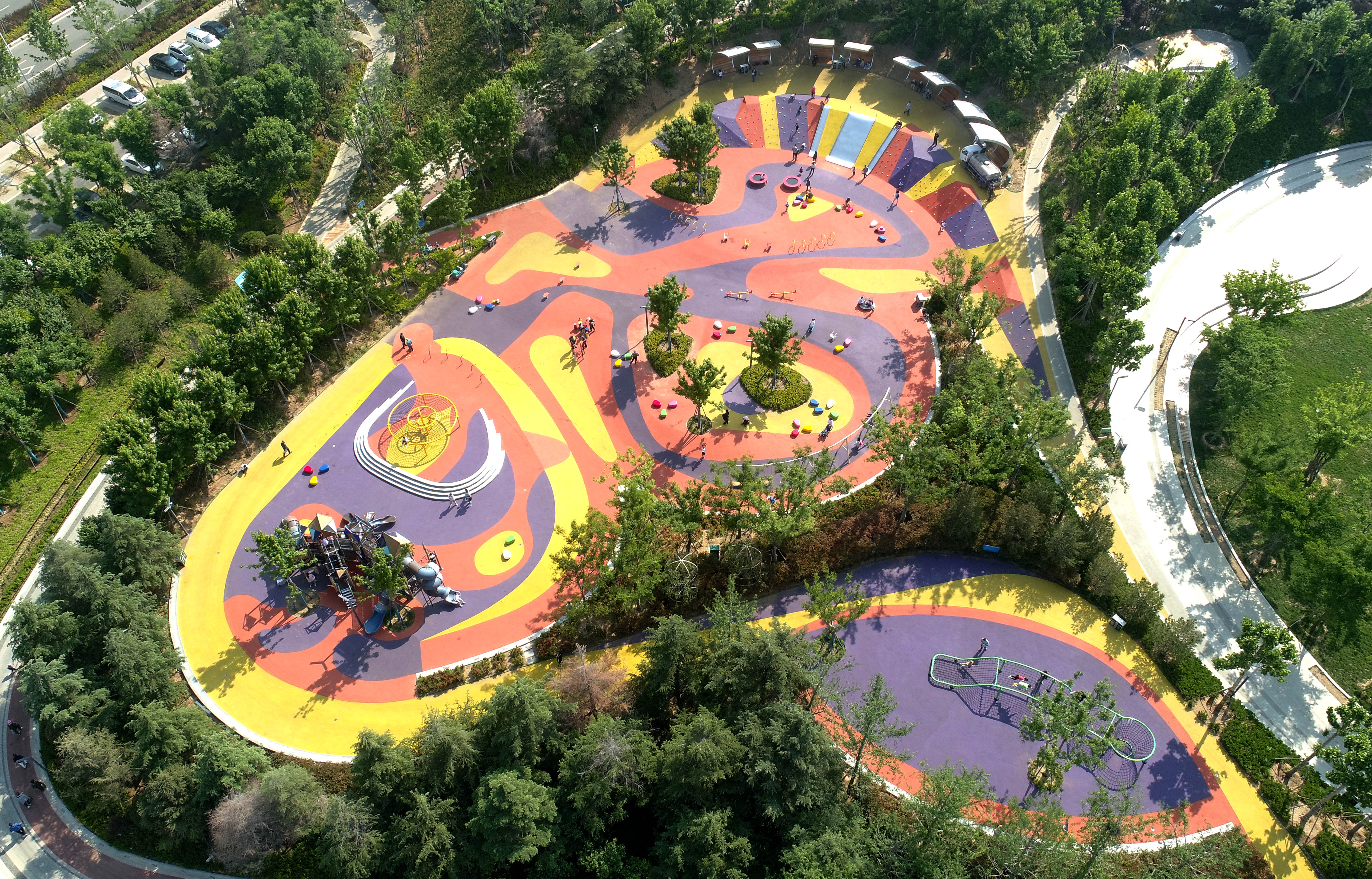 山东即墨口袋公园扮靓城市空间